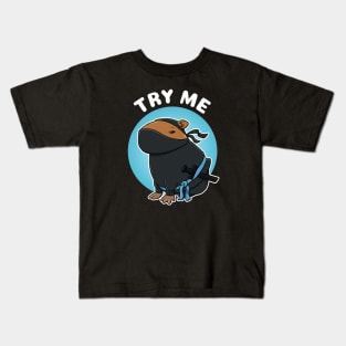 Try Me Capybara Ninja Costume Kids T-Shirt